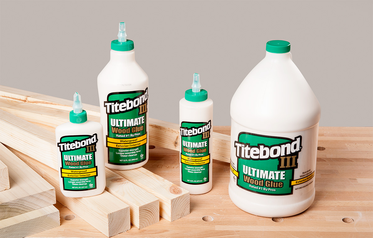 Selection of Titebond III Ultimate Wood Glues