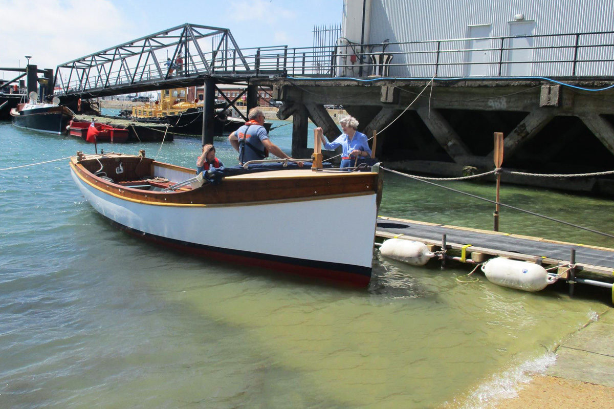Restored Isabell II being launched
