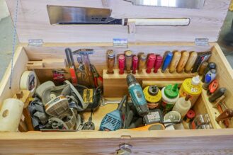 Every student is given a toolbox of hand tools