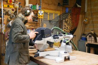 Cutting with a Festool Kapex saw