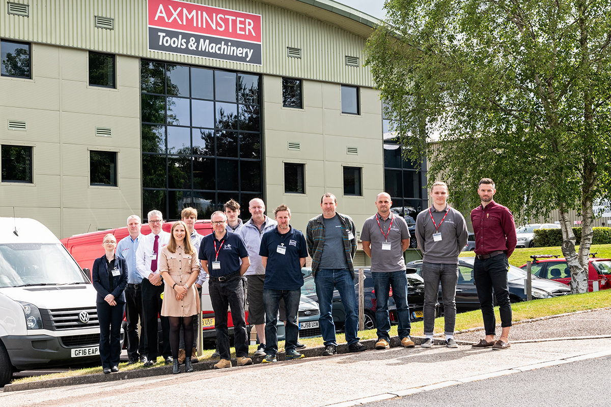 Collaborative workshop between JSP and Axminster Tools and Machinery