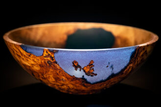 Wood & Resin Turned Bowl by Colwin Way