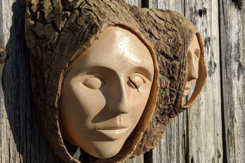 Jane Carpenter - Carved faces