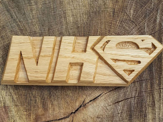 NHS Hero Plaque