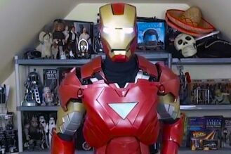 James Bruton In His Iron Man Suit