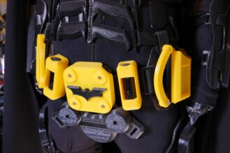 3D Printed Batman belt And Suit By Maker And YouTuber James Bruton