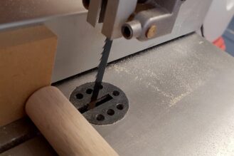 Cutting on the bandsaw