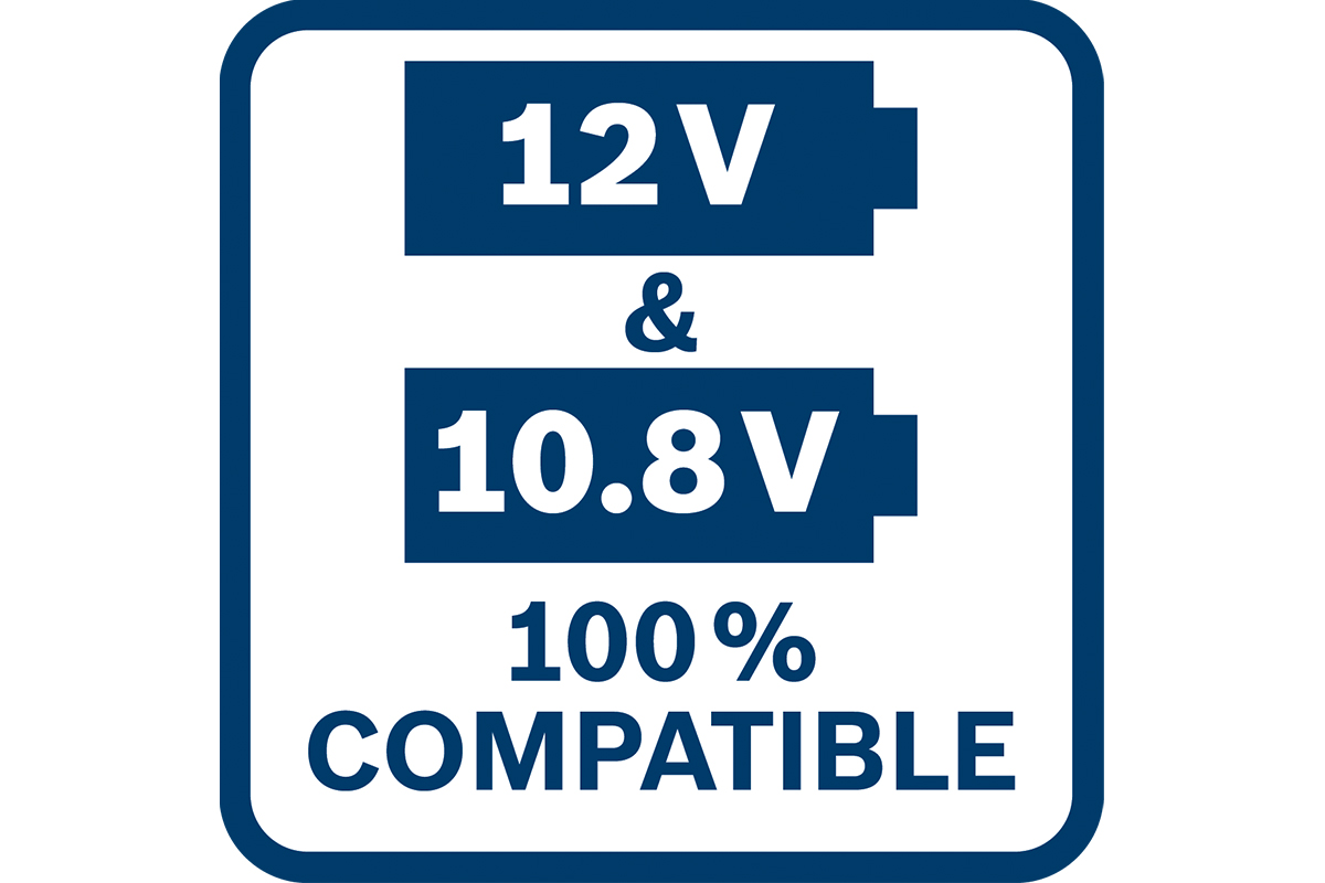 12V-10.8V Compatible Logo