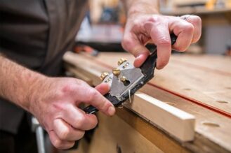 Rounding off corners using a spokeshave