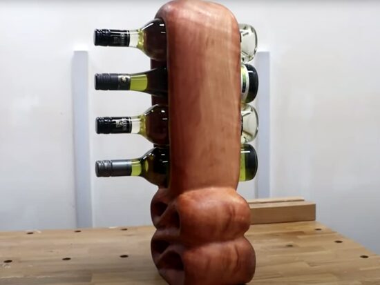 How To Make A Wooden Wine Rack With Arbortech Tools