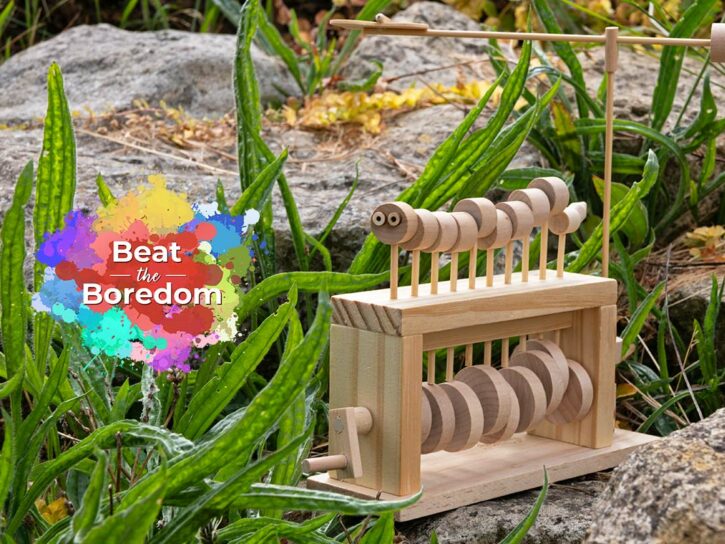 Beat the Boredom caterpillar project.