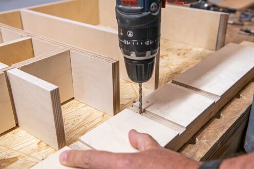 Build a Sanding Station - Cut your trenches