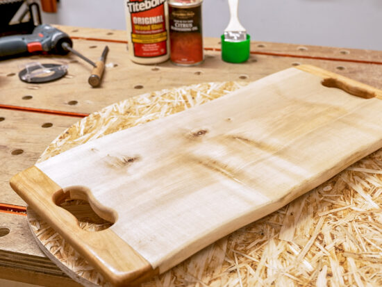 Finish your board with a food safe oil