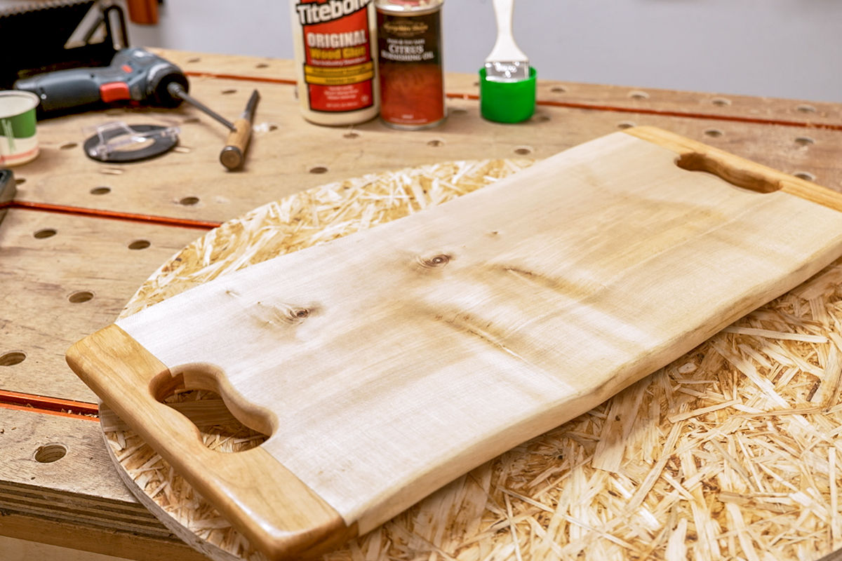 Finish your board with a food safe oil