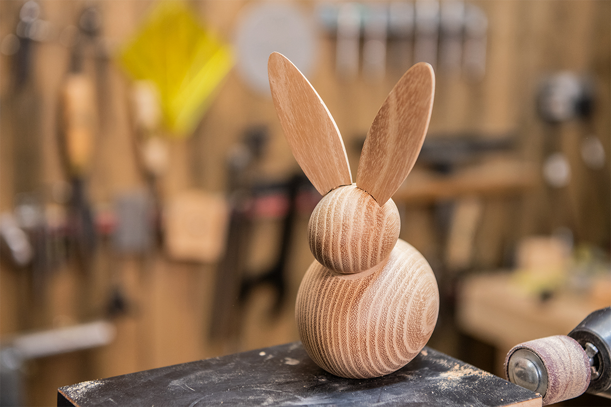 How to Turn a Wooden Bunny