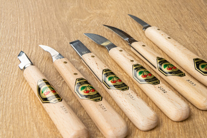 Kirschen Chip Carving Knife Set