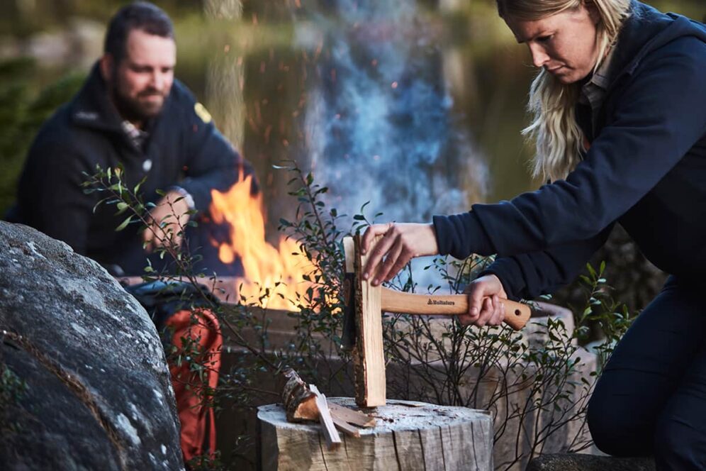 Log Splitting Axes and Wedges