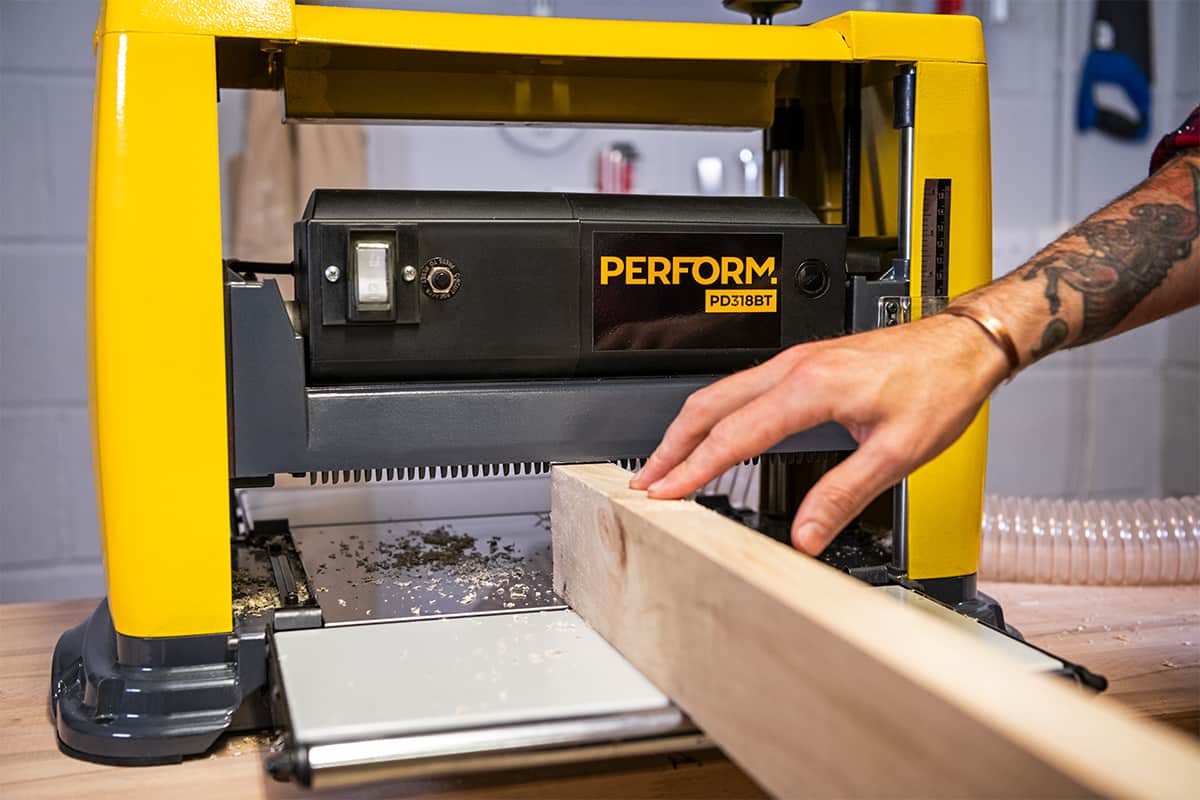 Perform Benchtop Thicknesser